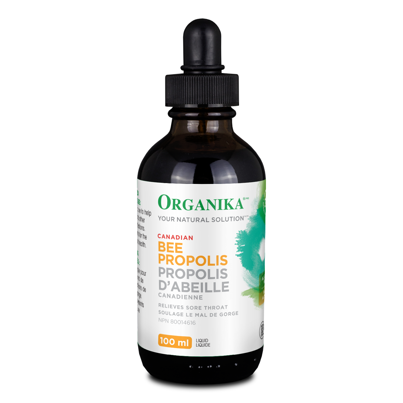 Organika 蜂膠滴劑，不含酒精，100ML