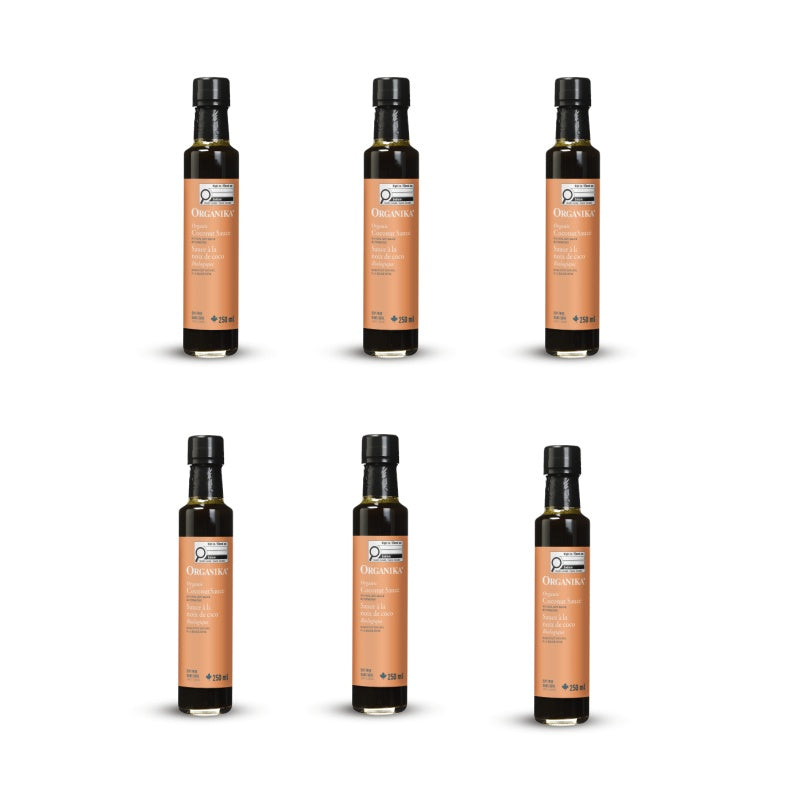 6x Organika Coconut Sauce 250ml Bundle