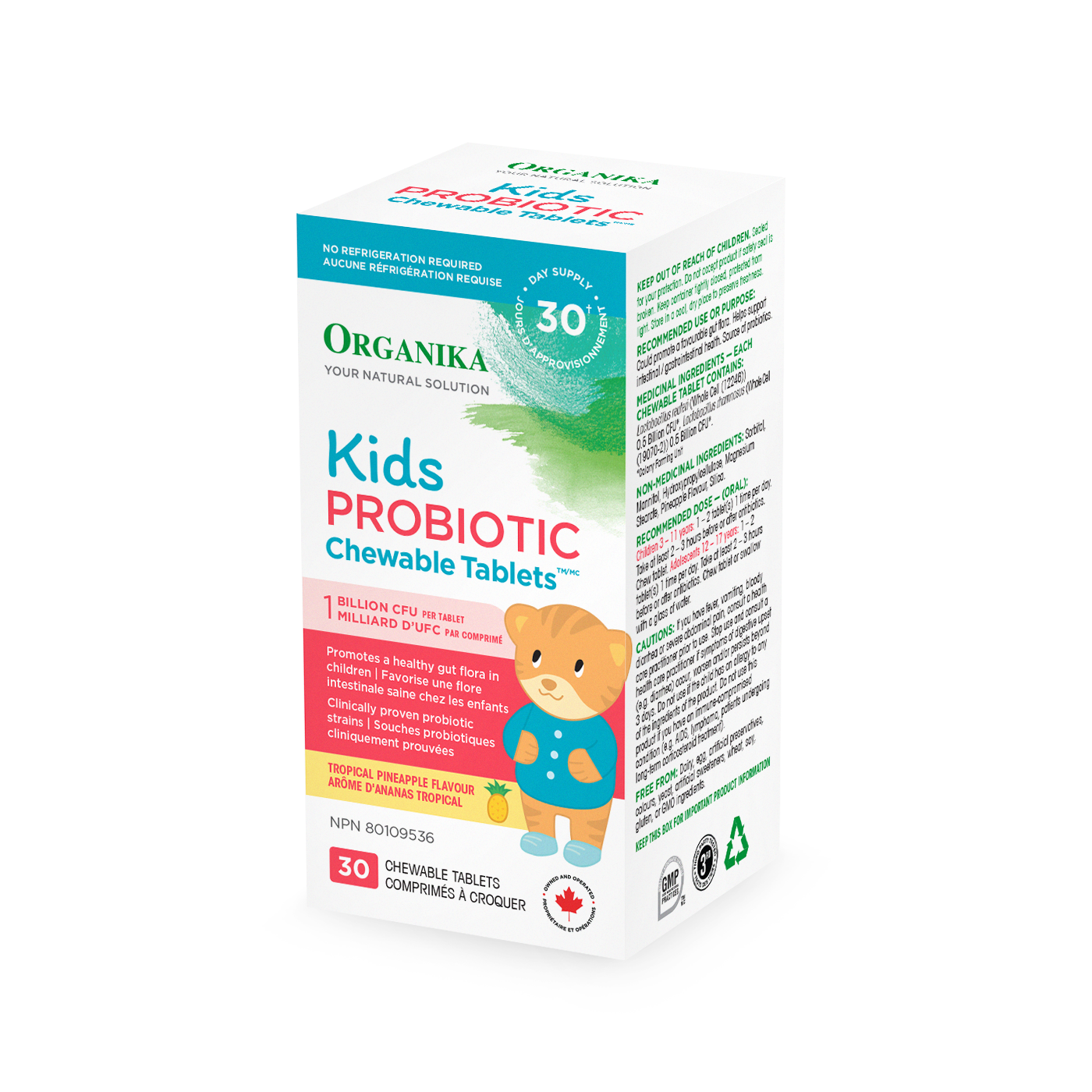 Organika Kids Probiotic Chewable 30 tabs