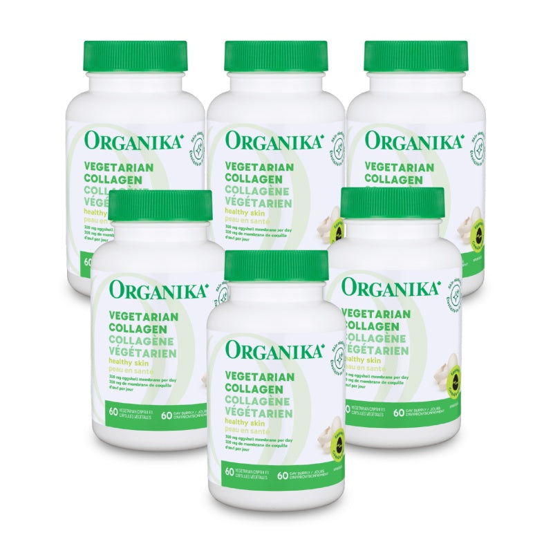 [优惠组合] 6瓶x Organika 素食胶原蛋白 300mg 60粒