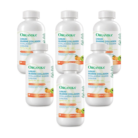 6x Organika Liquid Marine Collagen 250ml Bundle