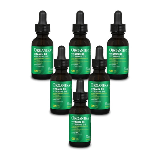 【優惠組合】6x Organika 維生素 D3 液體 2500IU 30ml
