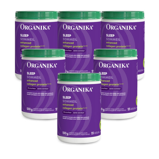 6x Organika Enhanced Collagen Sleep 250g Bundle