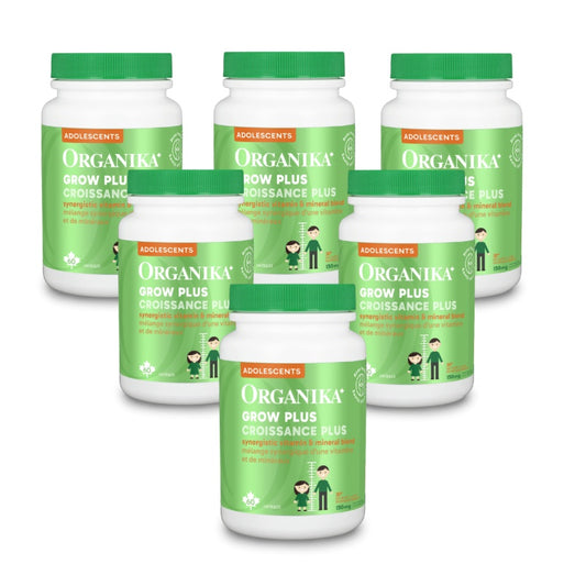 6 x Organika kids Grow Plus 60 vegetarian capsules Bundle