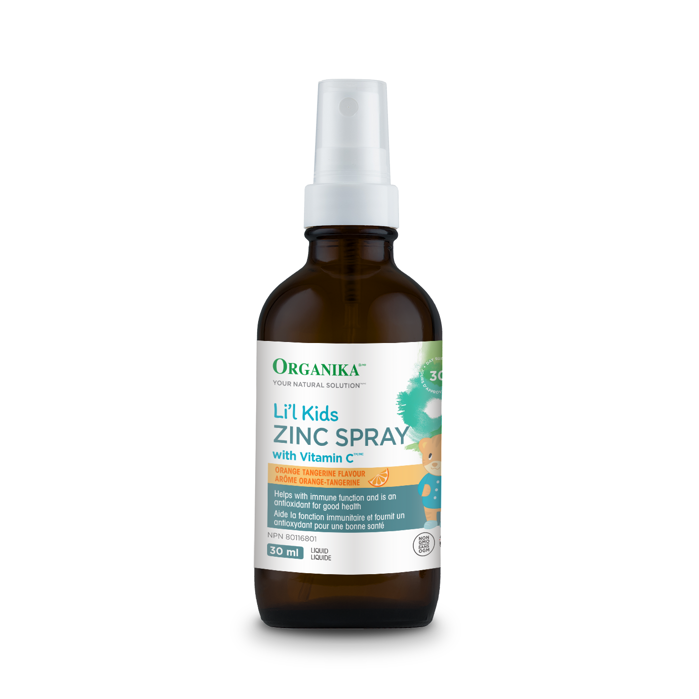Organika Li'l Kids Zinc Spray with Vitamin C 30ml