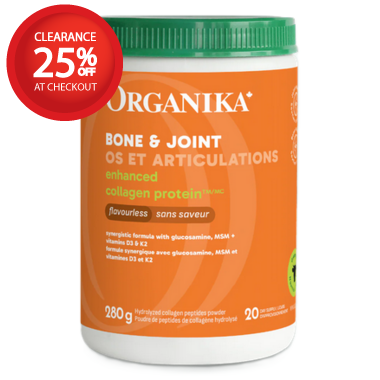 Organika 增强型胶原蛋白™ 骨骼和关节，280 克