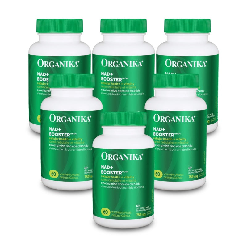 6x Organika NAD+Booster NRC 300mg 60 Vcap Bundle