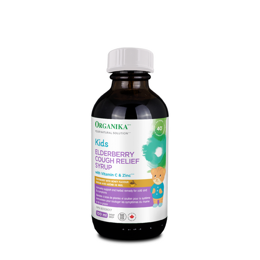 Organika  Kids Elderberry Cough Relief Syrup 100ml