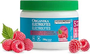 Organika Electrolytes Wild Raspberry 210g (60 servings)