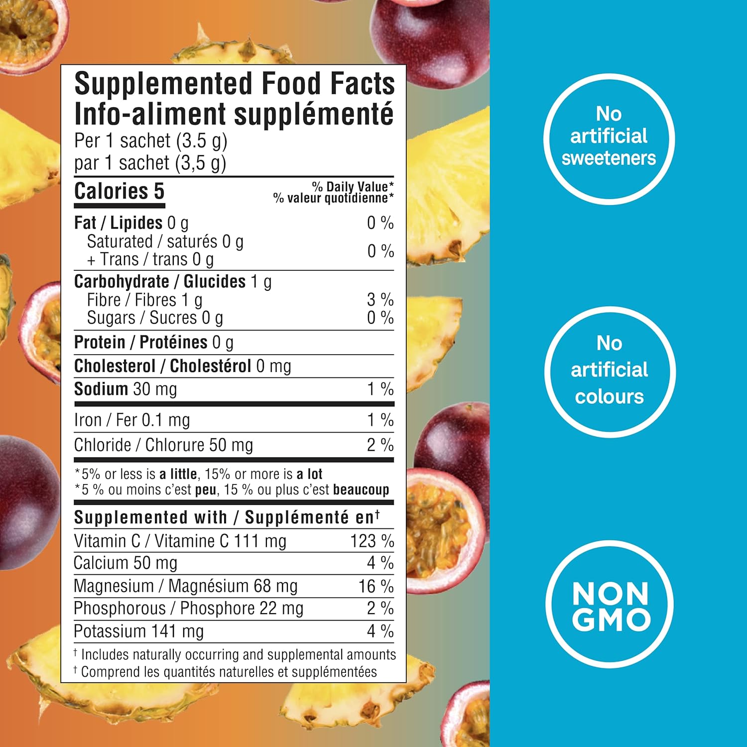 Organika Electrolytes Variety Pack 3.5 g x 21 Sachets Facts