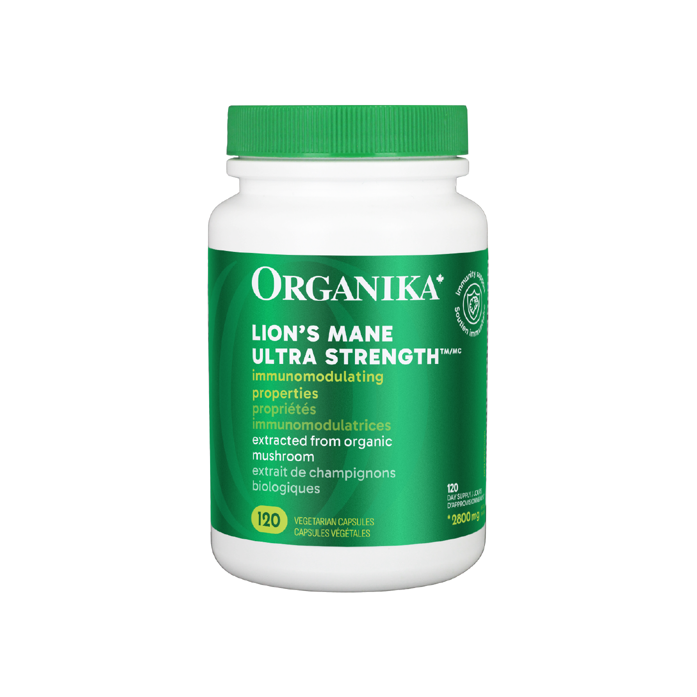 Organika 獅鬃菇超強效有機菇萃取 120 粒素食膠囊