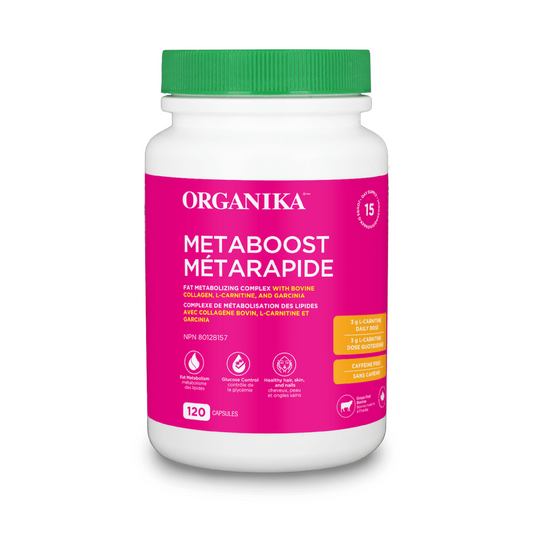 Organika Metaboost Fat Metabolizing Complex 120 Capsules