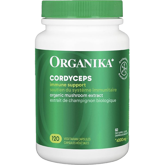 Organika 冬蟲夏草提取精華, 500毫克, 120粒素食膠囊