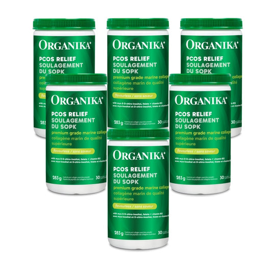 [優惠組合] 6瓶 x Organika 多囊卵巢綜合症 (PCOS) 海洋膠原蛋白 283g 