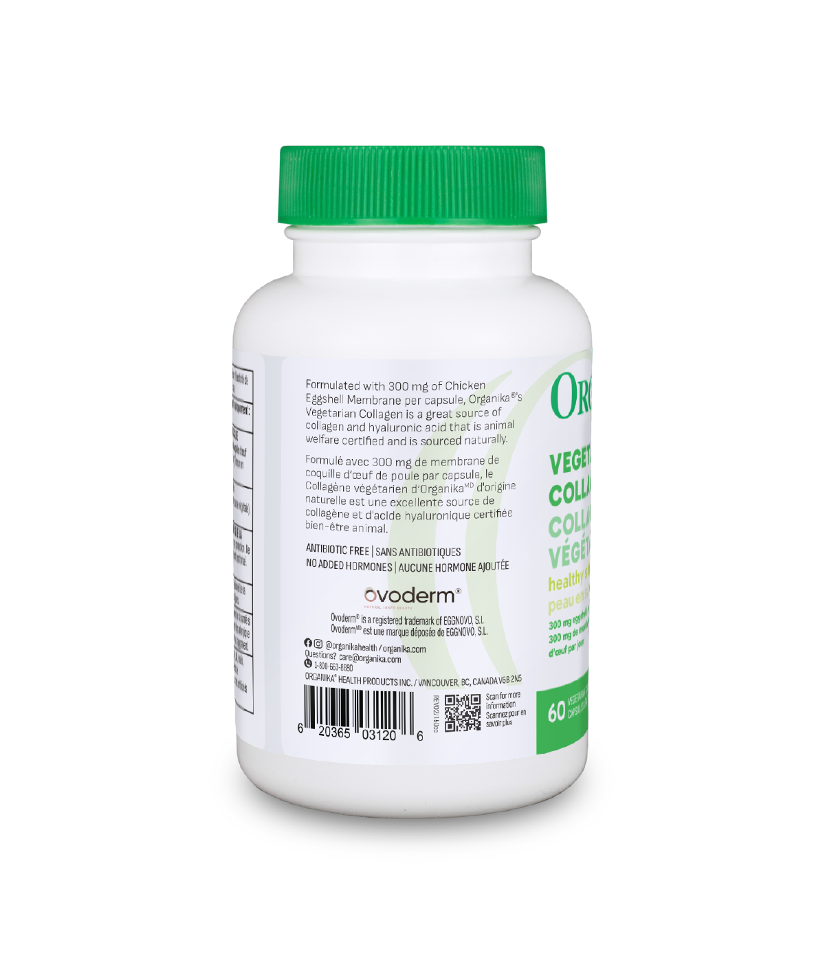 [优惠组合] 6瓶x Organika 素食胶原蛋白 300mg 60粒