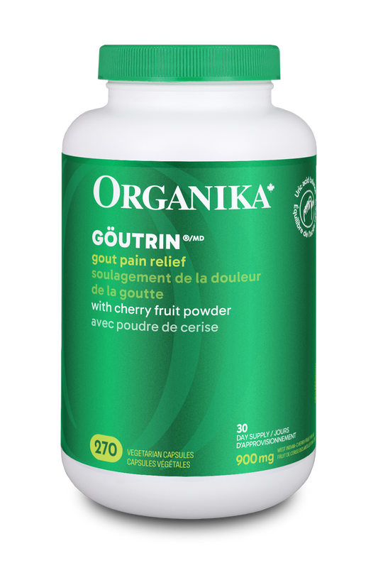 Organika Goutrin Canadian label bottle