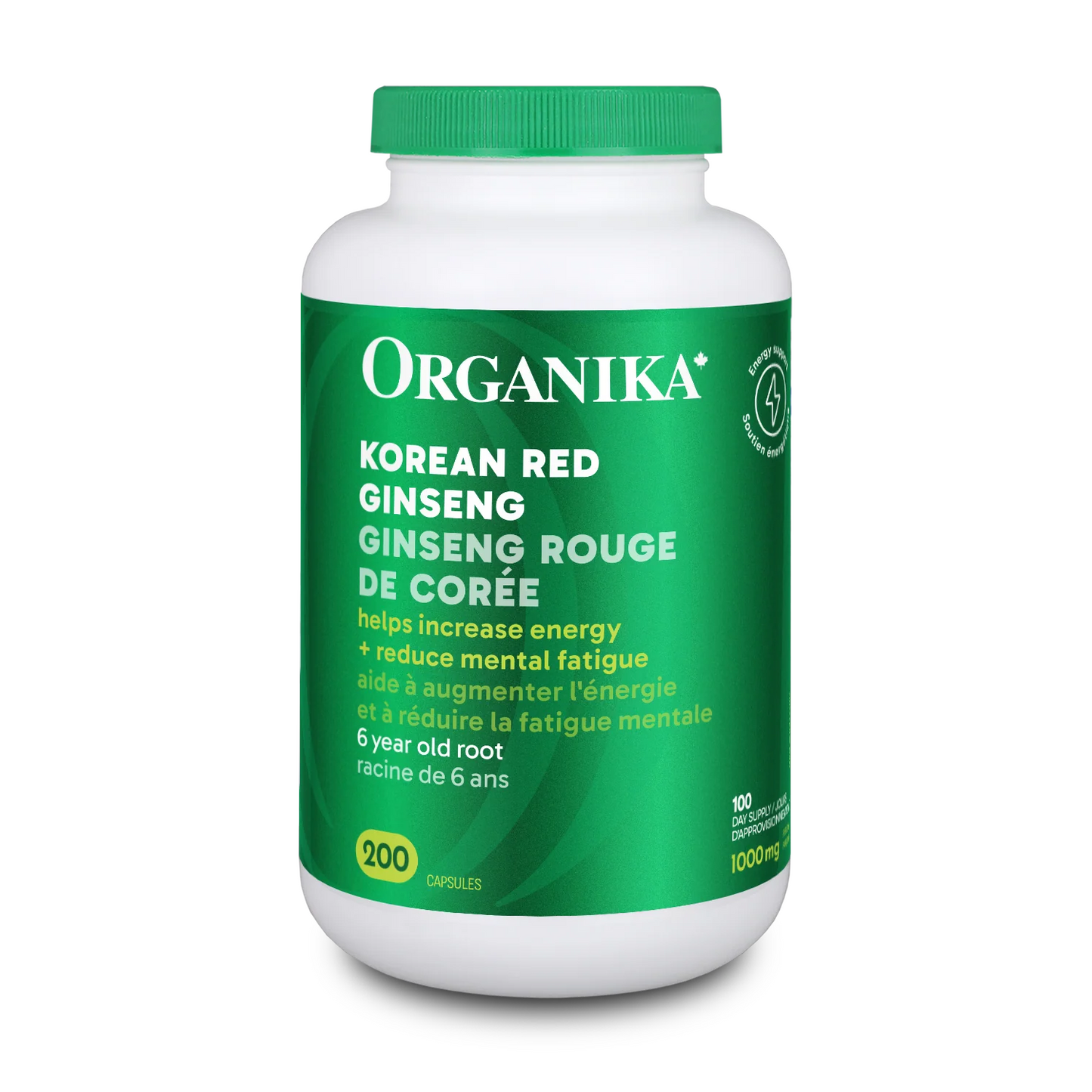 Organika Korean Red Ginseng natvd 500 mg 200 capsules