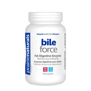 Prairie Naturals Bile-Force Fat Digestive Enzyme, 120 Capsules