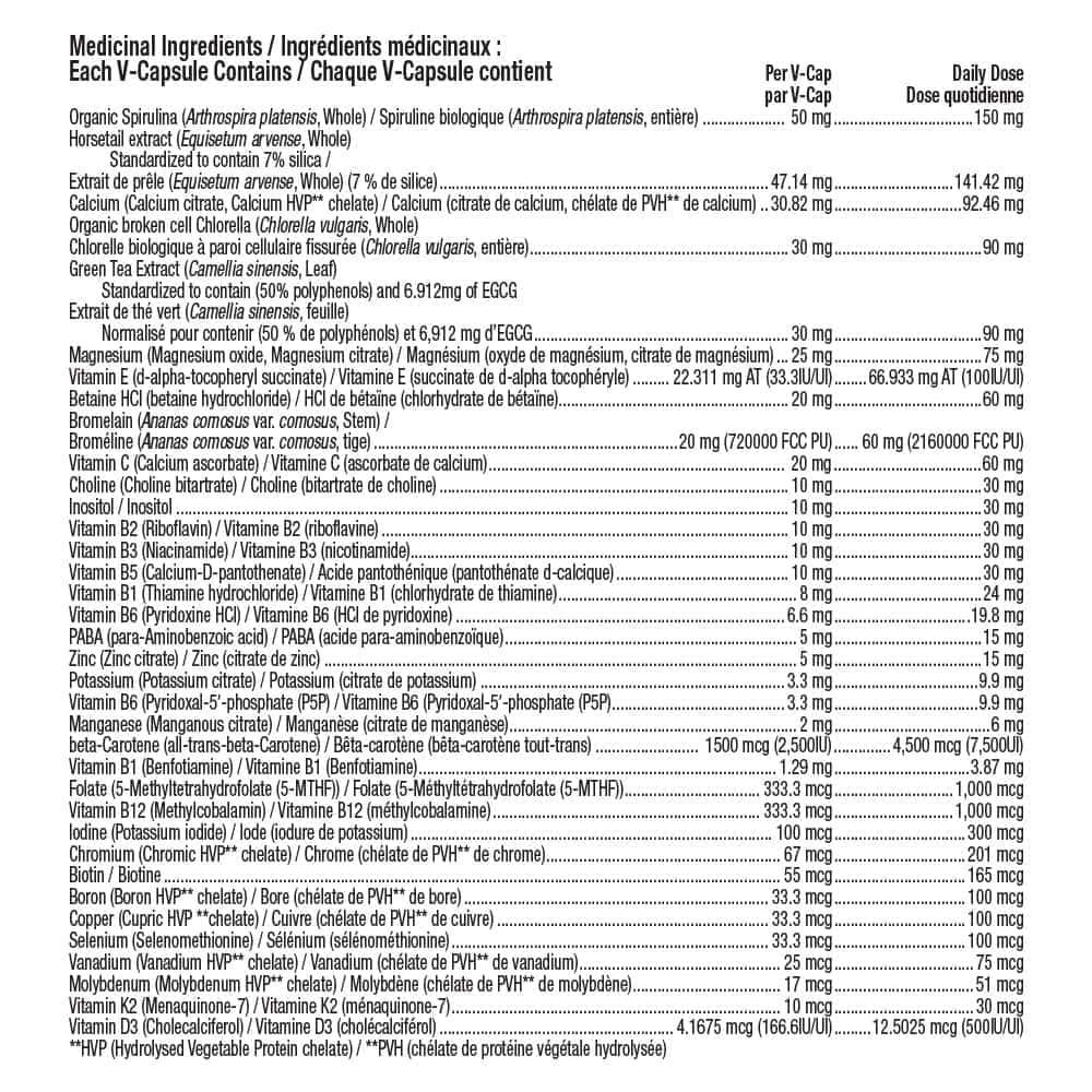 Prarie Naturals 男士健康多效活性胶囊 60 粒素食胶囊