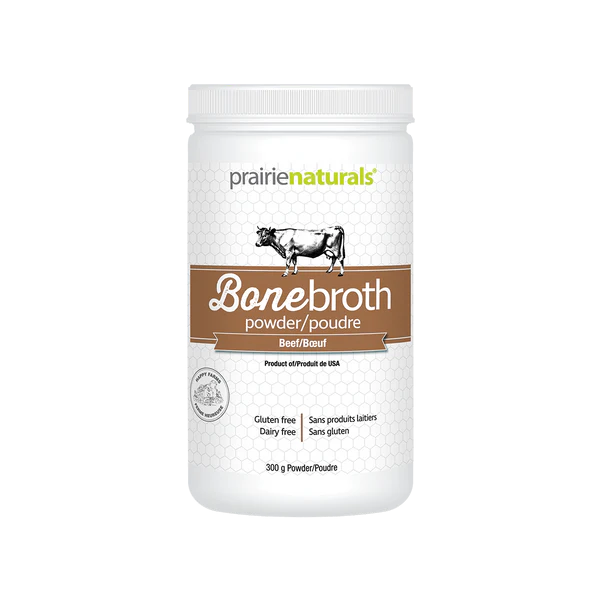 Prairie Naturals Grass Fed Bone Broth Powder Beef 300g