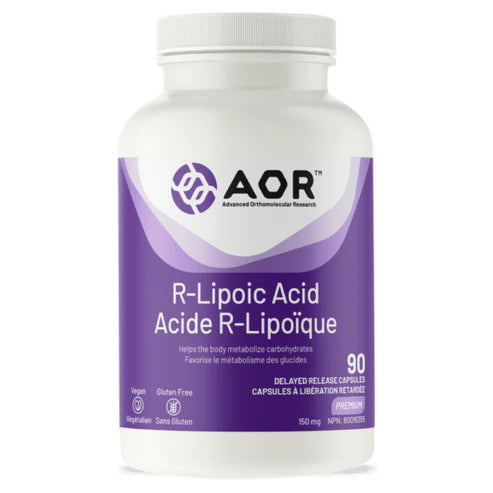 AOR R-Lipoic Acid 150mg 90 veg capsules