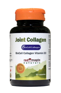Red Maple Naturals BioCell Joint Collagen 500mg +D3, 60 capsules