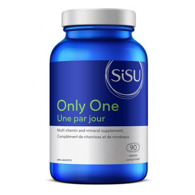 SISU Only One, Multi vitamin and mineral, with iron, 90 tabs