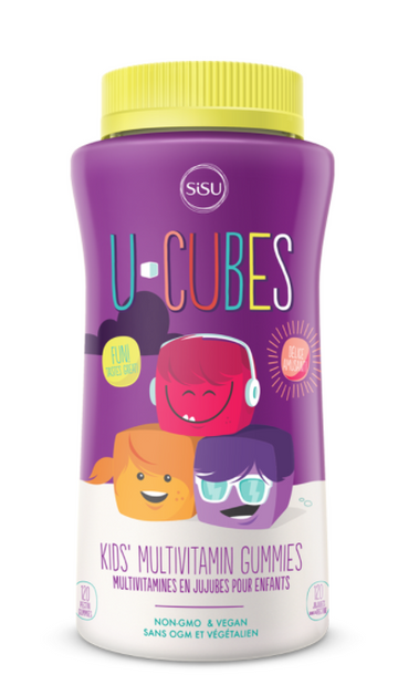 【清倉特價】SISU U-Cubes 兒童綜合維他命， 120粒軟糖 有效期至2024年3月