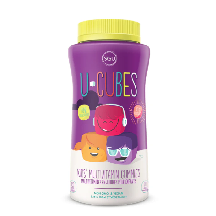 SISU U-Cubes kids Multivitamin, 120 gummies