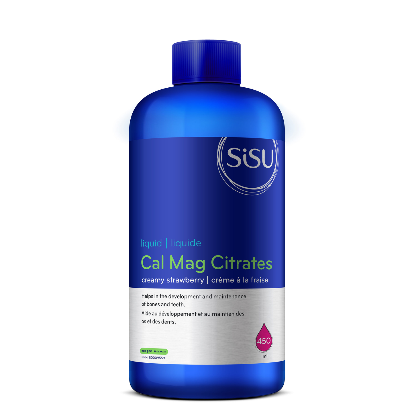 SISU Calcium & Magnesium Citrates 450ml, Strawberry