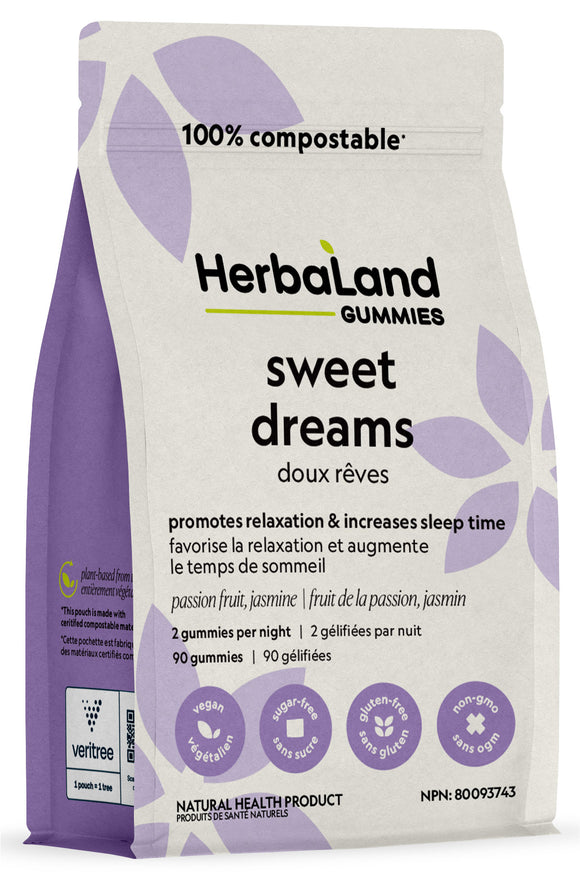 Herbaland Sweet Dreams (Sleep Plus), 90 gummies