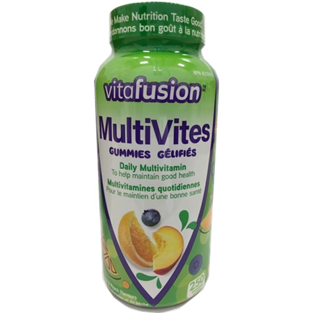 Vitafusion成人複合維生素軟糖，250粒