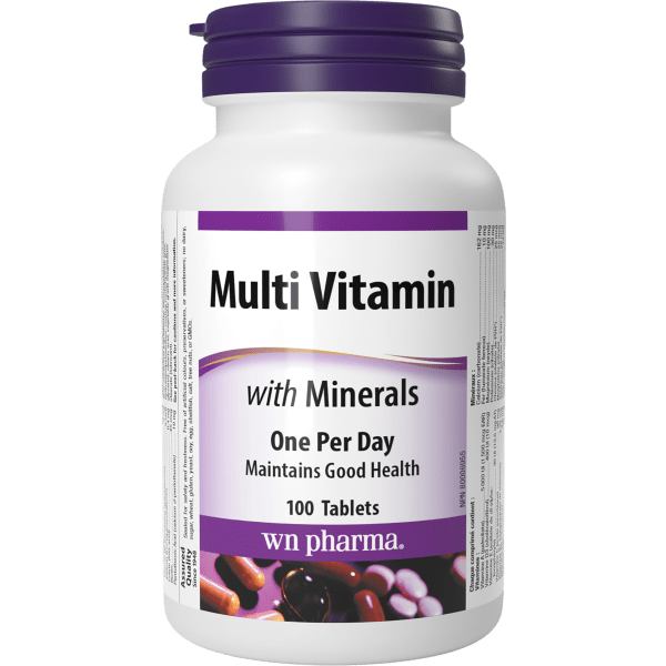 Webber Naturals Multivitamins with Minerals 100 tabs