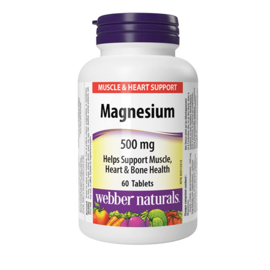 Webber Naturals 鎂 三羧酸循環500毫克，60片