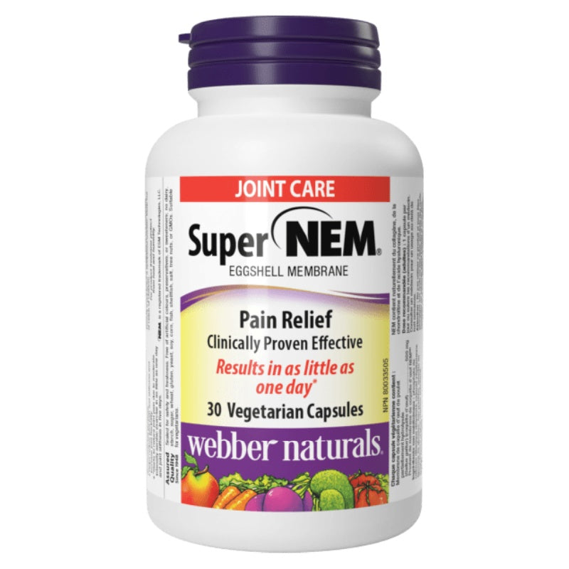 Webber Naturals NEM® (Natural Eggshell Membrane) 500 mg, 30vcaps