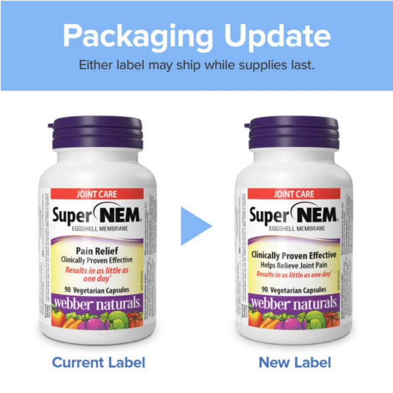 Webber Naturals  NEM  500毫克蛋壳膜，90粒胶囊