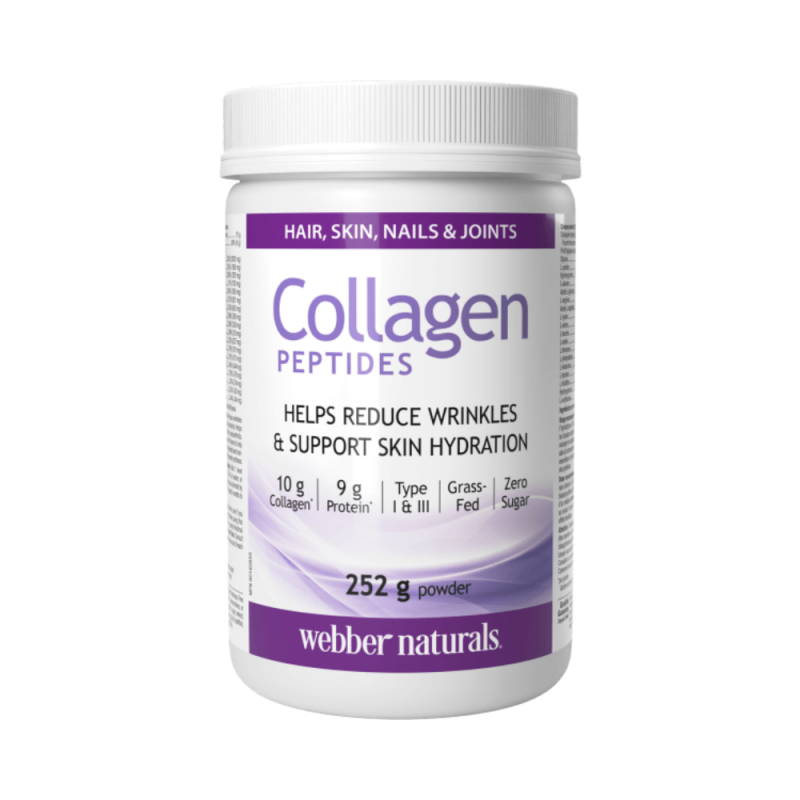 Webber Naturals 膠原蛋白胜肽 252克 減少皺紋 緩解關節疼痛