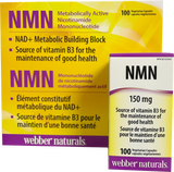 Webber Naturals NMN 150 毫克，100 粒素食膠囊