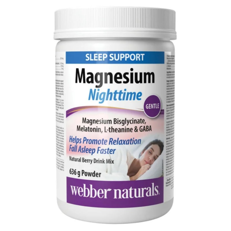 Webber Naturals Magnesium Nighttime Powder， 636g