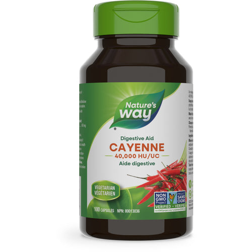 Nature's Way Cayenne 40,000 HU 450mg 100 caps