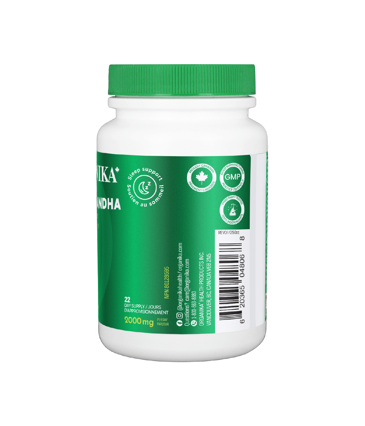 Organika 南非醉茄黑胡椒膠囊 90 粒