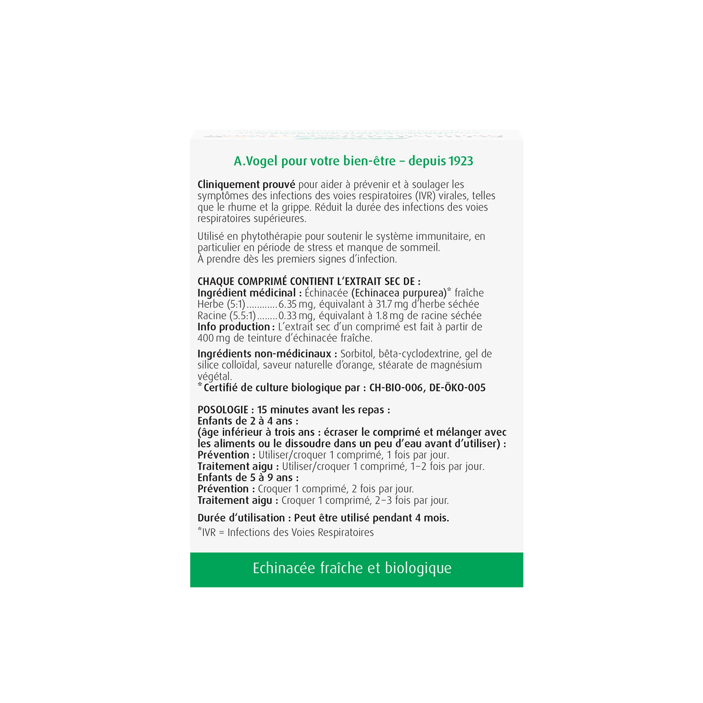 A. Vogel Echinaforce Junior, 90 Tablets