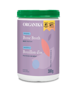 Organika Beef Bone Broth, Original Protein Powder, 300 g