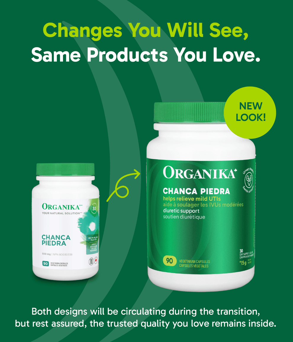 6x Organika Chanca Piedra 500mg 90 vcaps Bundle