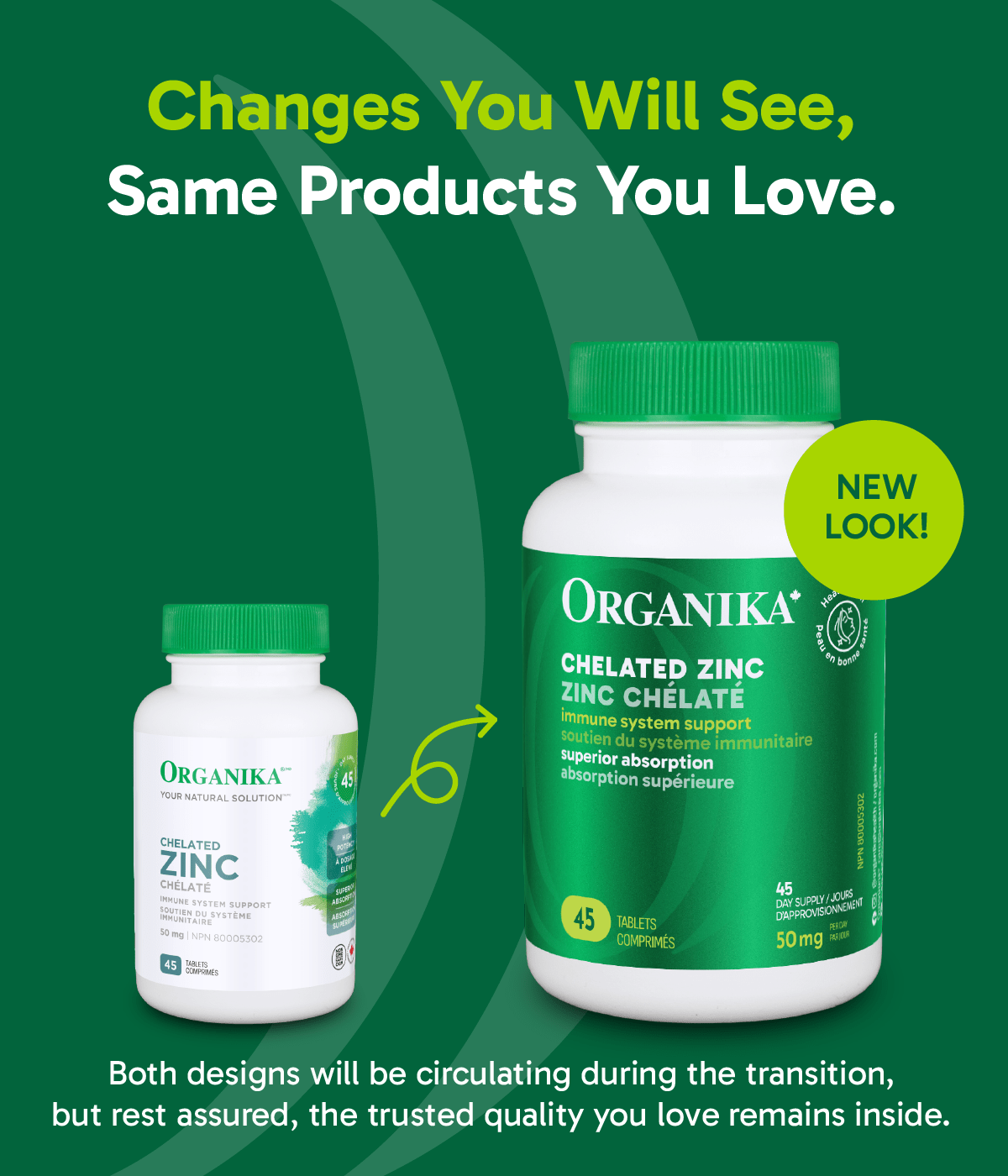 6x Organika Chelated Zinc 50mg 45 tablets Bundle