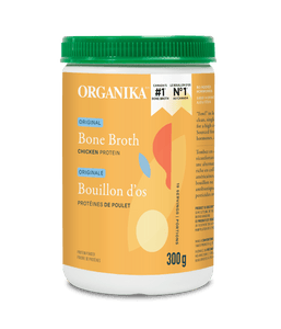Organika Chicken Bone Broth, Original Protein Powder, 300g