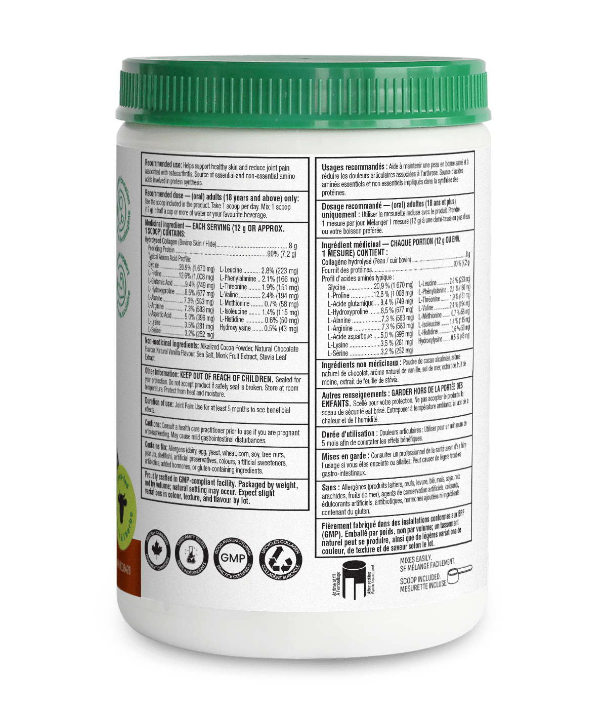 Organika Chocolate Enhanced Collagen 252g