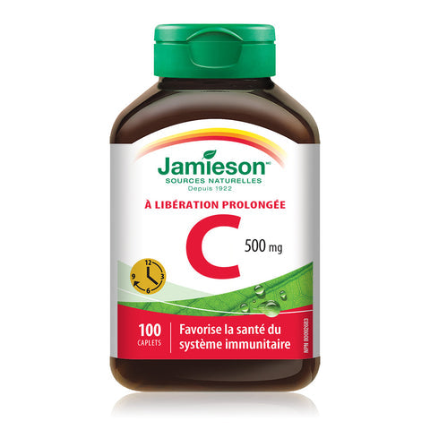 Jamieson Vitamin C 500 mg | Timed Release | 100 Caplets
