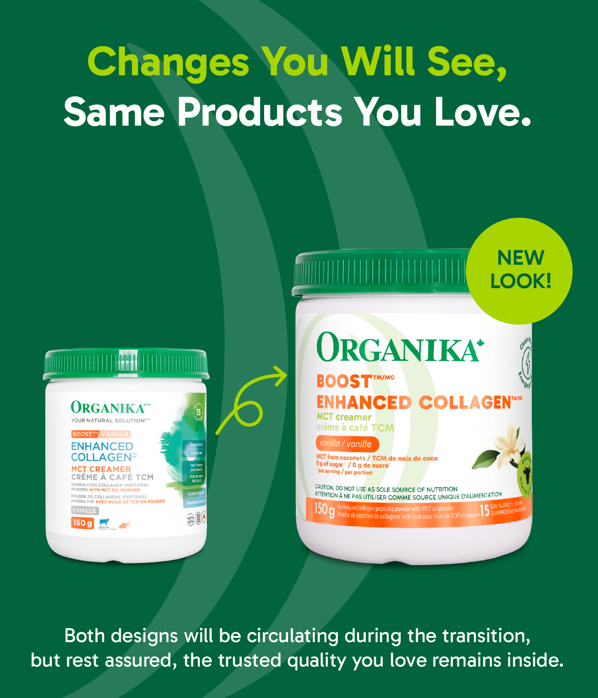 6x Organika Enhanced Collagen Boost Vanilla 150g MCT Creamer Bundle