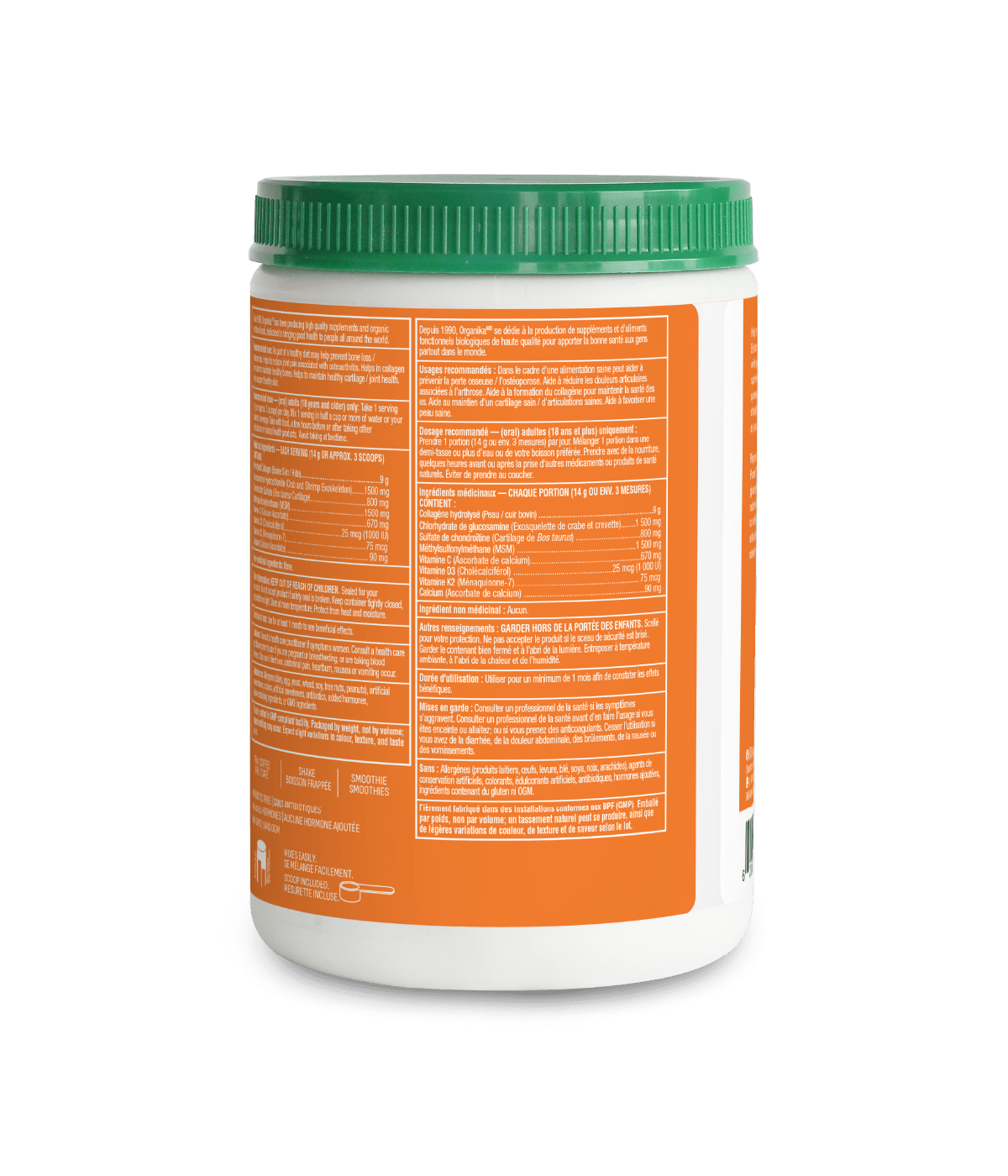 6x Organika Enhanced Collagen™ Bone & Joint 280g Bundle